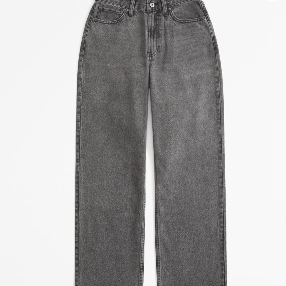 Abercrombie & Fitch Curve Love High Rise Loose Jean